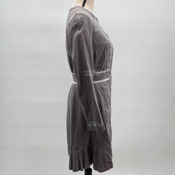 Noa Noa Colonial Salem Modesty Embroidered Lace Accent Costume Dress Size XS - Picture 5 of 8